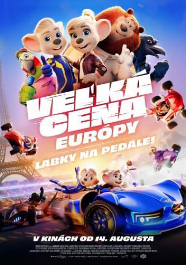 Plagát filmu Veľká cena Európy: LABKY NA PEDÁLE!!