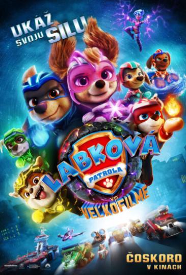 Plagát filmu Labková patrola vo veľkofilme