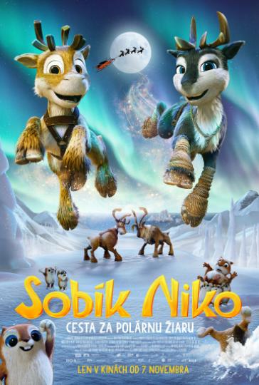 Plagát filmu Sobík Niko a cesta za polárnu žiaru